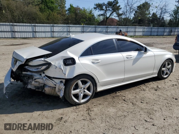 2016 Mercedes-Benz CLS 400 with VIN WDDLJ6FB2GA168531, listed as a Copart auction lot 52477305 with 113,716 mi miles and Salvage title. Bid and sale history available at DreamBid. Image 3.