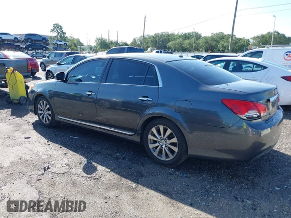 2011 Toyota Avalon with VIN 4T1BK3DB5BU371257, listed as a IAAI auction lot 42543983 with 111,502 mi miles and . Bid and sale history available at DreamBid. Image 3.