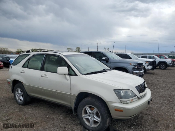 1999 Lexus RX 300 Luxury SUV with VIN JT6HF10U5X0057614, listed as a Copart auction lot 54107095 with 143,237 mi miles and Clean Title. Bid and sale history available at carsss.com. Image 4.
