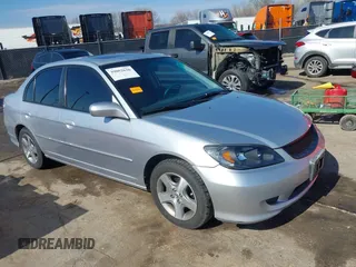 2004 Honda Civic EX z VIN 2HGES26724H598448, wystawiony jako IAAI lot #39052636 z przebiegiem 98 340 mil mil oraz . Historia ofert i sprzedaży dostępna na DreamBid. Obrazek 1.