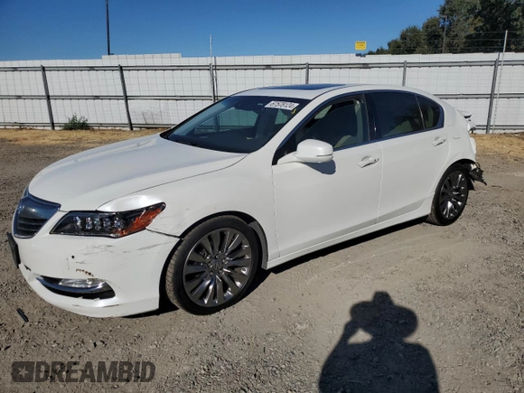 2016 Acura RLX Advance Pkg with VIN JH4KC1F94GC001347, listed as a Copart auction lot 67578124 with 137,757 mi miles and Salvage Title. Bid and sale history available at carsss.com. Image 1.