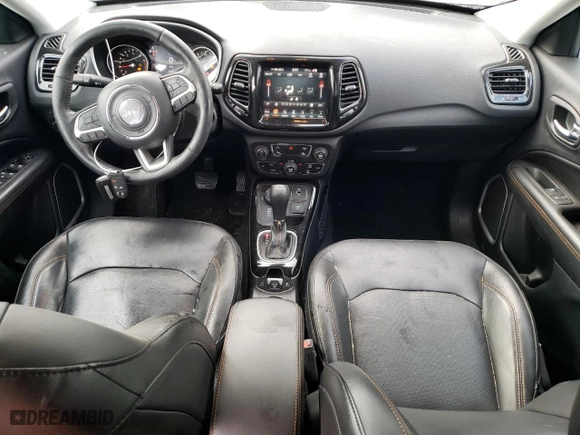 2018 Jeep Compass Limited with VIN 3C4NJDCB0JT372966, listed as a Copart auction lot 47285255 with 85,258 mi miles and Salvage Title. Bid and sale history available at carsss.com. Image 8.