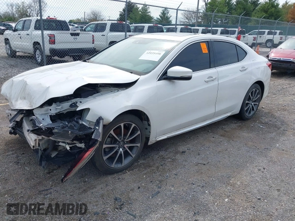 2018 Acura TLX w/Technology Pkg with VIN 19UUB2F58JA004966, listed as a IAAI auction lot 42035498 with 54,124 mi miles. Bid and sale history available at carsss.com. Image 17.