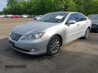 2011 Lexus ES with VIN JTHBK1EG7B2445629, listed as a IAAI auction lot 42177014 with 124,034 mi miles. Bid and sale history available at carsss.com. Image 2.