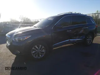 2014 Infiniti QX60 with VIN 5N1AL0MNXEC510956, listed as a Copart auction lot 58077125 with 63,341 mi miles and Salvage title. Bid and sale history available at DreamBid. Image 1.