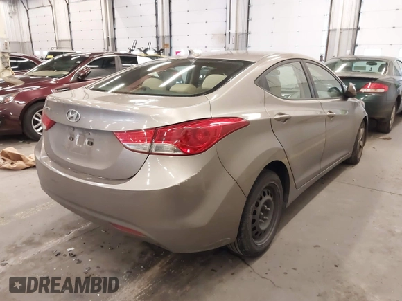 2011 Hyundai Elantra GLS with VIN 5NPDH4AE3BH058525, listed as a IAAI auction lot 41841689 with 138,853 mi miles. Bid and sale history available at carsss.com. Image 4.