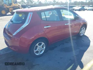 2012 Nissan LEAF SL with VIN JN1AZ0CP7CT018794, listed as a IAAI auction lot 41775578 with 82,101 mi miles. Bid and sale history available at carsss.com. Image 4.