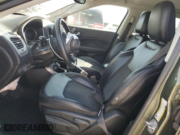 2019 Jeep Compass Latitude with VIN 3C4NJCBB1KT743968, listed as a Copart auction lot 53071465 with 60,678 mi miles and Salvage title. Bid and sale history available at DreamBid. Image 7.