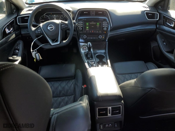 2023 Nissan Maxima Platinum with VIN 1N4AA6FVXPC501029, listed as a Copart auction lot 46480115 with 17,097 mi miles and Salvage Title. Bid and sale history available at carsss.com. Image 8.