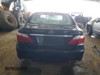 2011 Lexus LS 460 with VIN JTHBL5EF0B5103529, listed as a Copart auction lot 45342245 with 55,079 mi miles and Salvage title. Bid and sale history available at DreamBid. Image 6.