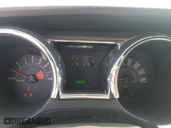 2005 Ford Mustang GT Deluxe with VIN 1ZVFT85H155173399, listed as a Copart auction lot 52964165 with 150,026 mi miles and Salvage Title. Bid and sale history available at DreamBid. Image 9.