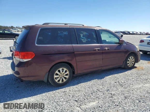 2010 Honda Odyssey EX-L with VIN 5FNRL3H6XAB082296, listed as a Copart auction lot 46933825 with 196,541 mi miles and Salvage Title. Bid and sale history available at carsss.com. Image 3.