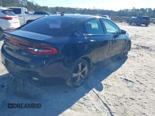 2016 Dodge Dart GT with VIN 1C3CDFEB9GD539044, listed as a IAAI auction lot 41623252 with 205,158 mi miles. Bid and sale history available at carsss.com. Image 4.