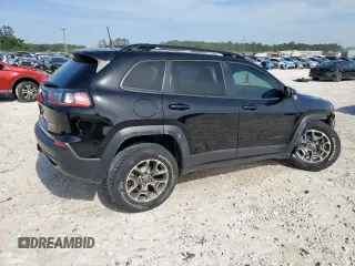 2022 Jeep Cherokee Trailhawk with VIN 1C4PJMBX5ND549240, listed as a Copart auction lot 56743785 with 11,392 mi miles and Salvage title. Bid and sale history available at DreamBid. Image 3.