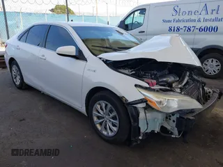 2017 Toyota Camry Hybrid LE with VIN 4T1BD1FKXHU206891, listed as a IAAI auction lot 41839609 with 142,744 mi miles. Bid and sale history available at carsss.com. Image 1.
