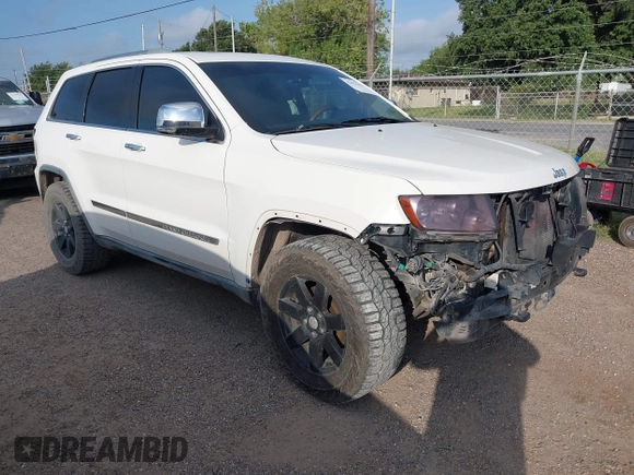 2011 Jeep Grand Cherokee Overland Summit with VIN 1J4RR6GT9BC586712, listed as a IAAI auction lot 42427655 with 157,549 mi miles and . Bid and sale history available at DreamBid. Image 1.