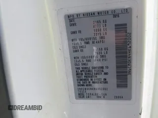 2017 Nissan NV200 S с VIN 3N6CM0KN4HK692002, выставлен на аукционе IAAI как лот 42600116 с пробегом 157 810 миль миль и . История ставок и продаж доступна на DreamBid. Изображение 9.