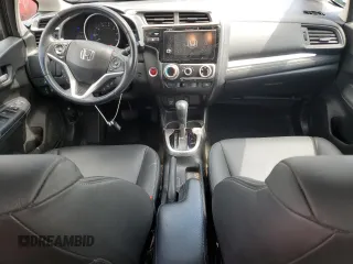 2018 Honda Fit EX-L with VIN 3HGGK5H93JM722376, listed as a Copart auction lot 57913595 with 75,714 mi miles and Salvage title. Bid and sale history available at DreamBid. Image 8.