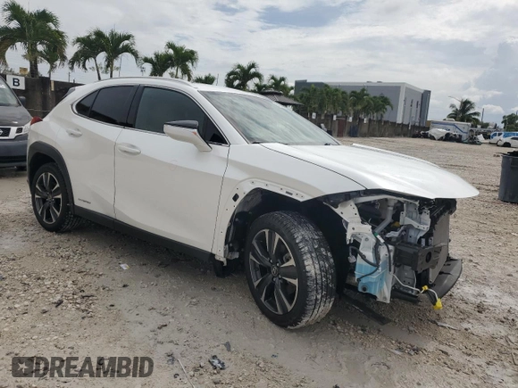 2021 Lexus UX 250h z VIN JTHP9JBH8M2048836, wystawiony jako Copart lot #63264695 z przebiegiem 23 280 mil mil oraz Szkoda całkowita • Salvage title. Historia ofert i sprzedaży dostępna na DreamBid. Obrazek 4.