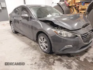 2016 Mazda 3 i Sport with VIN JM1BM1T79G1310065, listed as a IAAI auction lot 41347944 with 83,894 mi miles and . Bid and sale history available at DreamBid. Image 1.
