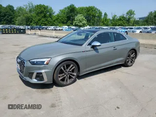 2023 Audi S5 Premium Plus z VIN WAUP4AF51PA068420, wystawiony jako Copart lot #60820235 z przebiegiem 13 963 mil mil oraz Szkoda całkowita • Salvage title. Historia ofert i sprzedaży dostępna na DreamBid. Obrazek 1.