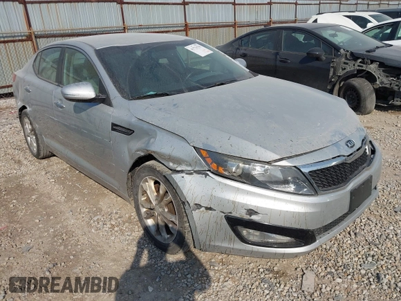 2013 Kia Optima EX with VIN 5XXGN4A78DG102329, listed as a IAAI auction lot 41776758 with 109,724 mi miles and . Bid and sale history available at DreamBid. Image 1.