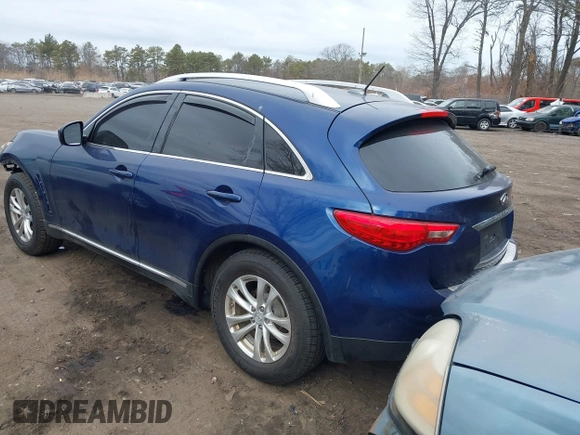 2013 Infiniti FX with VIN JN8CS1MW8DM170914, listed as a IAAI auction lot 41689303 with 138,400 mi miles and . Bid and sale history available at DreamBid. Image 3.