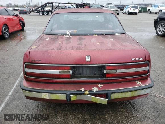 1990 Buick Regal with VIN 2G4WB14L0L1452307, listed as a Copart auction lot 85459214 with 139,864 mi miles and Clean Title. Bid and sale history available at DreamBid. Image 6.