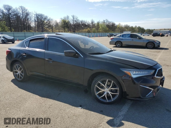 2020 Acura ILX Premium with VIN 19UDE2F75LA009344, listed as a Copart auction lot 55945385 with 59,344 mi miles and Salvage title. Bid and sale history available at DreamBid. Image 4.