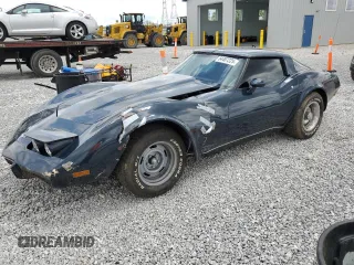1979 Chevrolet Corvette with VIN 1Z8789S443088, listed as a Copart auction lot 54487225 with 22,449 mi miles and Salvage title. Bid and sale history available at DreamBid. Image 1.