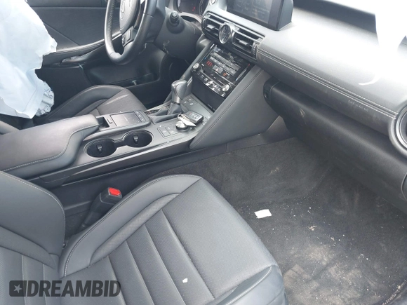 2024 Lexus IS 350 F Sport with VIN JTHGZ1E28R5033508, listed as a IAAI auction lot 42606657 with 15,382 mi miles and . Bid and sale history available at DreamBid. Image 5.