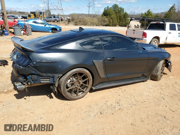 2021 Ford Mustang EcoBoost with VIN 1FA6P8TH4M5148947, listed as a Copart auction lot 48111835 with 44,812 mi miles and Salvage Title. Bid and sale history available at carsss.com. Image 3.