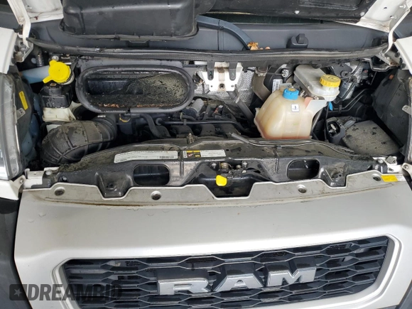 2019 Ram ProMaster Cargo with VIN 3C6TRVBG1KE547404, listed as a Copart auction lot 52637575 with 112,929 mi miles and Clean Title. Bid and sale history available at DreamBid. Image 12.