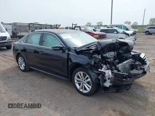 2020 Volkswagen Passat 2.0T SE with VIN 1VWWA7A30LC013193, listed as a IAAI auction lot 42127722 with 55,963 mi miles. Bid and sale history available at carsss.com. Image 1.
