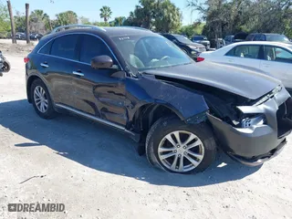 2011 Infiniti FX35 with VIN JN8AS1MU5BM110365, listed as a IAAI auction lot 41712866 with 94,810 mi miles. Bid and sale history available at carsss.com. Image 1.