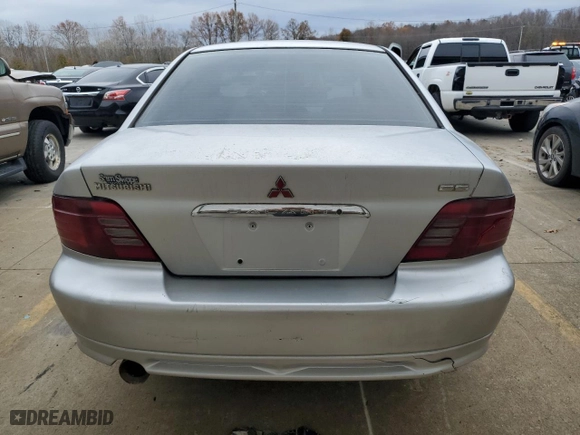 2001 Mitsubishi Galant ES with VIN 4A3AA46G01E180871, listed as a Copart auction lot 80932014 with 135747 miles and Salvage Title. Bid and sale history available at carsss.com. Image 6.