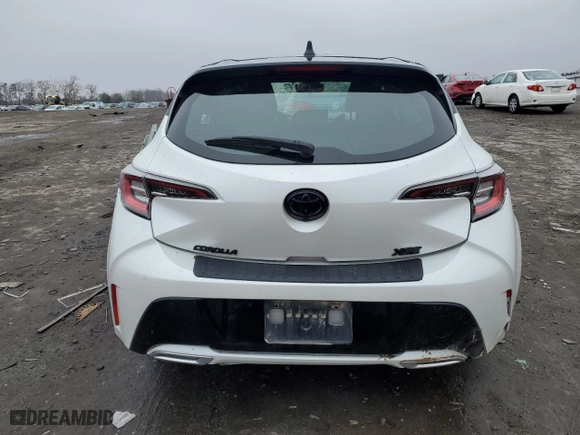2022 Toyota Corolla Hatchback XSE with VIN JTNC4MBE1N3175974, listed as a Copart auction lot 84318434 with NaN miles and Salvage Title. Bid and sale history available at carsss.com. Image 6.