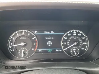 2021 Genesis G90 3.3T Premium with VIN KMTF34PA7MU085409, listed as a Copart auction lot 44455215 with 83,073 mi miles and Salvage Title. Bid and sale history available at carsss.com. Image 9.