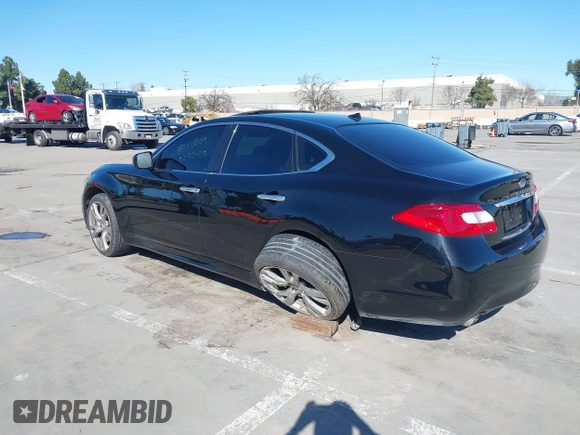 2012 Infiniti M37 with VIN JN1BY1AP0CM333382, listed as a IAAI auction lot 41505002 with 116,338 mi miles. Bid and sale history available at carsss.com. Image 3.