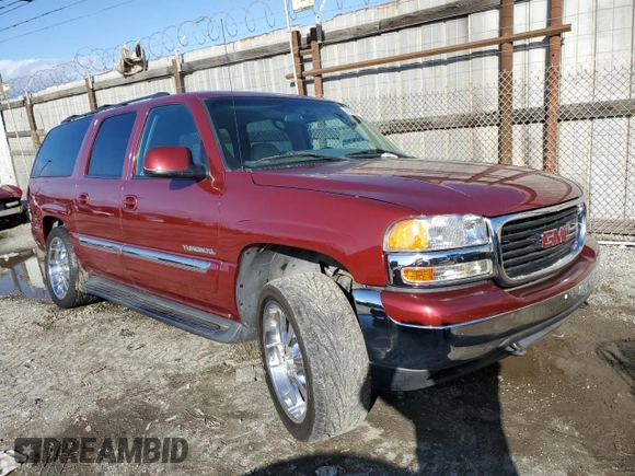 2002 GMC Yukon XL SLT with VIN 1GKEC16T92J256353, listed as a Copart auction lot 45550555 with 210,554 mi miles and Salvage Title. Bid and sale history available at carsss.com. Image 4.