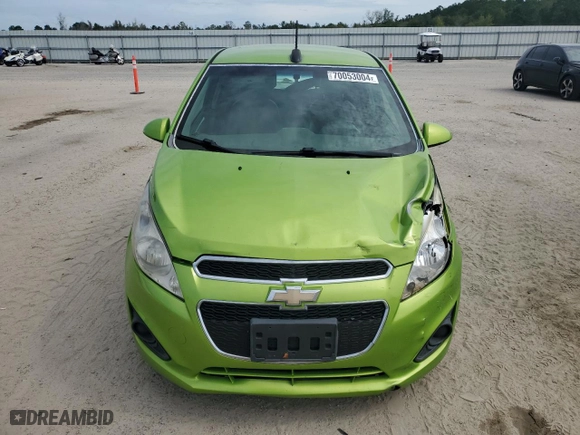 2015 Chevrolet Spark LS with VIN KL8CA6S9XFC807408, listed as a Copart auction lot 70053004 with 78,383 mi miles and Salvage Title. Bid and sale history available at carsss.com. Image 5.