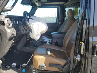 2021 Jeep Wrangler Unlimited Sahara z VIN 1C4HJXEN0MW521302, wystawiony jako Copart lot #49397615 z przebiegiem 24 539 mil mil oraz Szkoda całkowita • Salvage title. Historia ofert i sprzedaży dostępna na DreamBid. Obrazek 7.