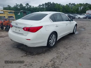 2014 Infiniti Q50 with VIN JN1BV7AP1EM670108, listed as a IAAI auction lot 42428330 with 260,478 mi miles and . Bid and sale history available at DreamBid. Image 4.