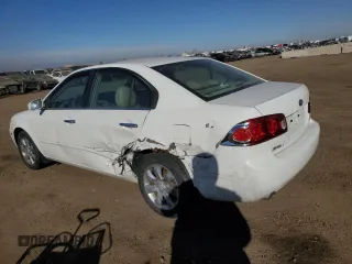 2007 Kia Optima EX with VIN KNAGE124075130358, listed as a Copart auction lot 44270255 with 120,132 mi miles and Salvage Title. Bid and sale history available at carsss.com. Image 2.