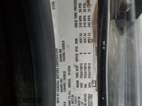 2006 Hummer H3 with VIN 5GTDN136468237702, listed as a Copart auction lot 80687264 with 284,169 mi miles and Salvage Title. Bid and sale history available at carsss.com. Image 13.