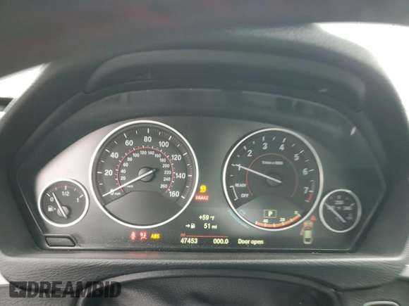 2019 BMW 4 Series 430i with VIN WBA4W3C53KAF91947, listed as a Copart auction lot 43851395 with 47,453 mi miles and Salvage Title. Bid and sale history available at carsss.com. Image 9.