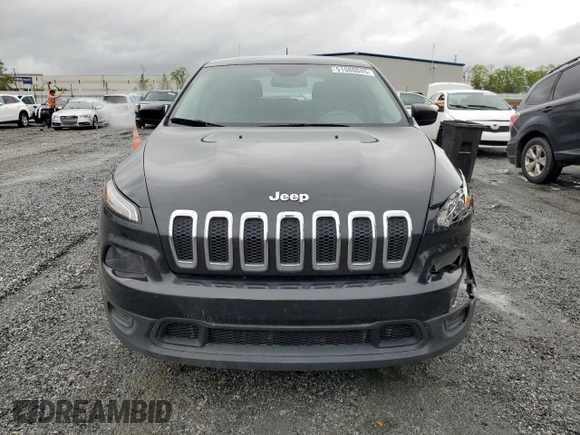 2016 Jeep Cherokee Sport with VIN 1C4PJLAB1GW136898, listed as a Copart auction lot 51580045 with 205,411 mi miles and Salvage Title. Bid and sale history available at carsss.com. Image 5.