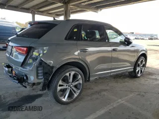 2022 Audi Q3 S line Premium Plus with VIN WA1EECF32N1007232, listed as a Copart auction lot 48738675 with 13,236 mi miles and Salvage Title. Bid and sale history available at carsss.com. Image 3.