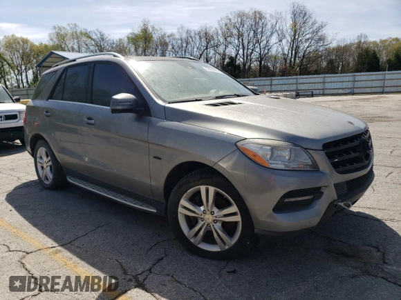 2012 Mercedes-Benz M ML 350 with VIN 4JGDA5HB9CA027046, listed as a Copart auction lot 53982985 with 214,917 mi miles and Clean Title. Bid and sale history available at carsss.com. Image 4.