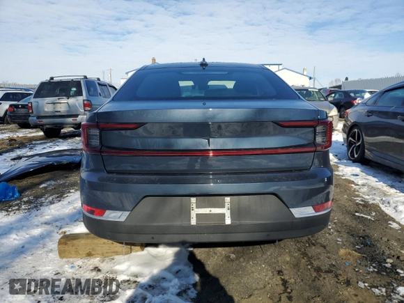2022 Polestar 2 with VIN LPSED3KA8NL083323, listed as a Copart auction lot 89174045 with 29,338 mi miles and Salvage Title. Bid and sale history available at DreamBid. Image 6.